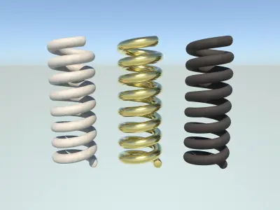 Spring 3D Model 3D model