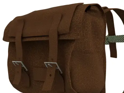 laos Game Military backpack Low-poly 3D model