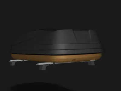 Roof Top Cargo Box Roof Box Cargo Box for Cars Trucks SUVs Vans 3D model