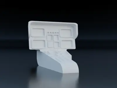 Cockpit EC135 3D print model