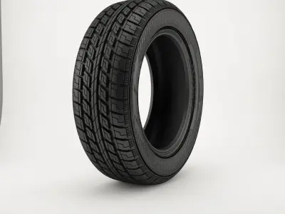  Tire pack and rim 3D model