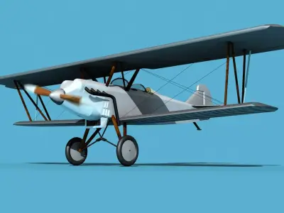 Travelair 2000 V00 3D model