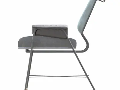 Bauhaus Baxton Armchair Variation Free 3D model