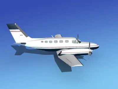 Cessna 441 Conquest II V07 3D model