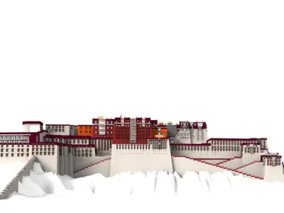 7x the most beautiful palaces in the world 3D Model Collection