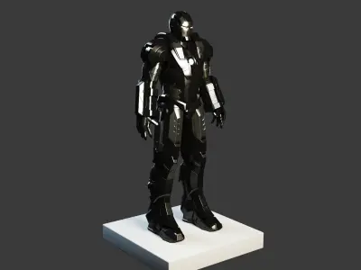 Iron Man 2 War Machine 3D model
