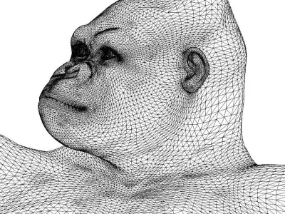 Standing gorilla on base - Free 3D print model