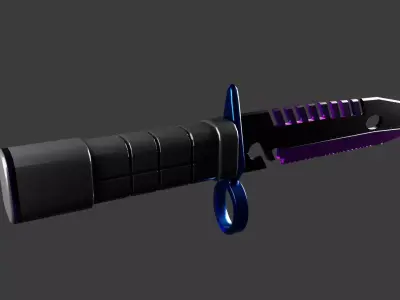 DAGGER-INTERSTELLAR ICICILE Low-poly 3D model