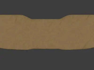 Hazerfen Kanadi ve Sapkasi Mounted Wing with Protection Helmet Low-poly 3D model