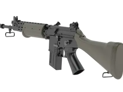 FN CAL 3D model