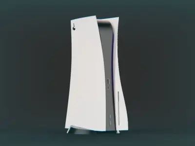 Sony Play Station 5 PBR 3D model