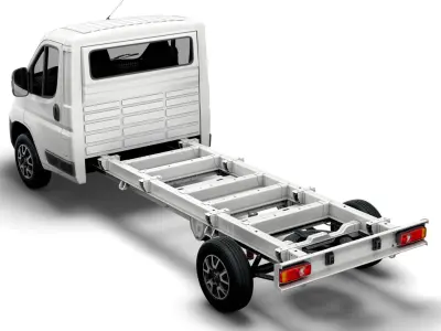 Vauxhall Movano Chassis Truck Single Cab 4300WB 2022 3D model