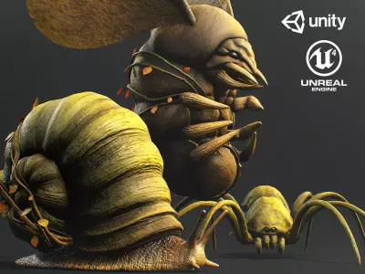 Land Insects3 Pack - Game Ready Low-poly 3D models Low-poly 3D model