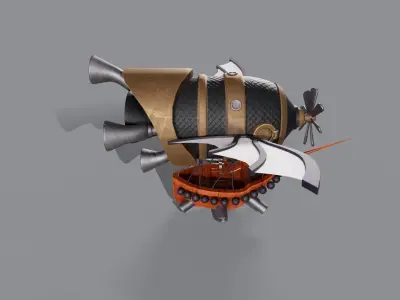 Battle blimp 3D model