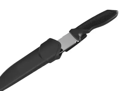 outdoor combat knife 3d model 3D model