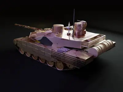 T-90MS Tank Free 3D model