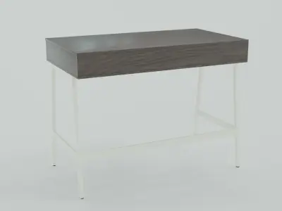 Terry Study Table Free 3D model