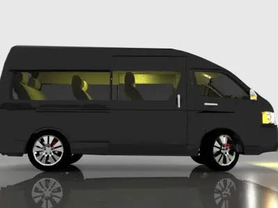 Toyota Van 3D model