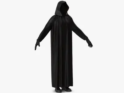 Hooded Costume 14 3D model