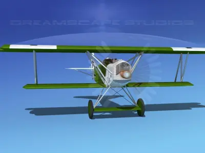 Fokker D-VII V03 Luftwaffe 3D model