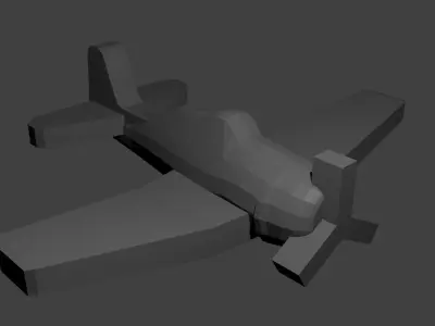 US F6F Hellcat Fighter Aircraft Free 3D print model