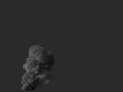 3D High Res Smoke Animation 3D model