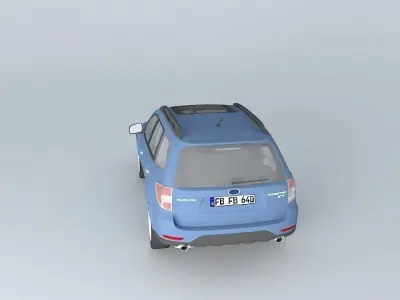 Subaru Forester 2.5 XT SH 2008 Free 3D model