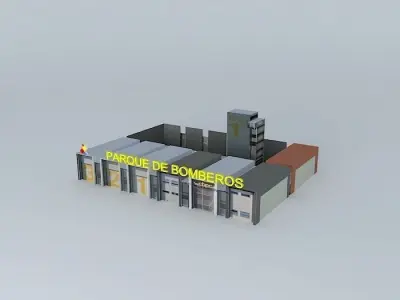 Firehouse San Fernando Free 3D model