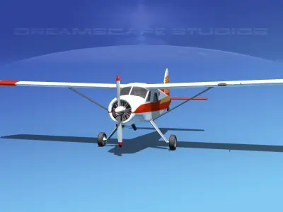 Dehaviland DH-2 Beaver SL04 3D model