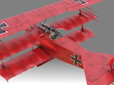 Fokker DR-1 3D model