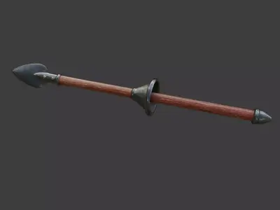 Spear of Fate Free low-poly 3D model