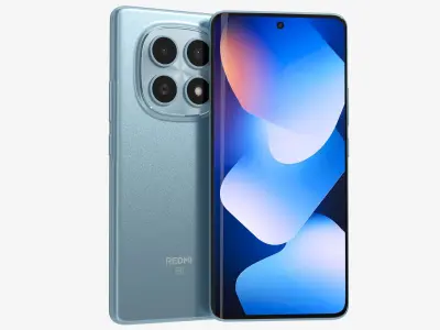 Xiaomi Redmi Note 15 5G Blue 3D model