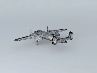 B25 Mitchell Free 3D model