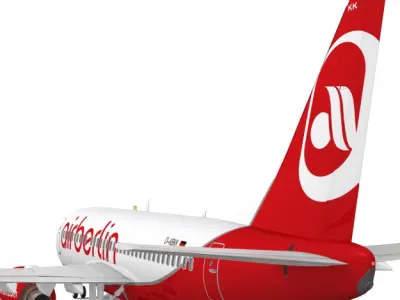 airberlin Boeing 737-700w 3D model