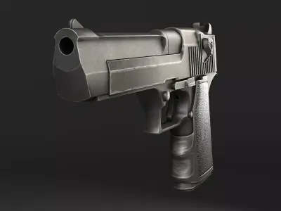 Desert Eagle Pistol 3D model