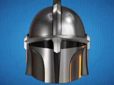 Gladiator Mandalorian Helmet 3D print model