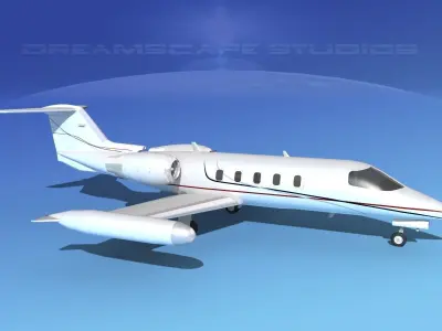 Gates Learjet 35 V10 3D model