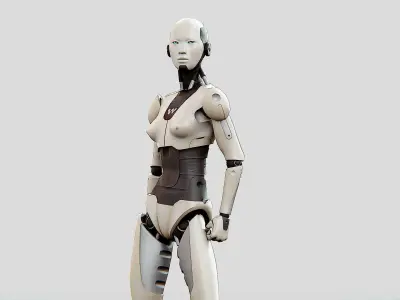 HUMANOID M-3200 Rigged for Unreal Engine - Unity - MIXAMO  3D model