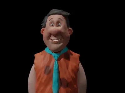 flintstones bust 3D model