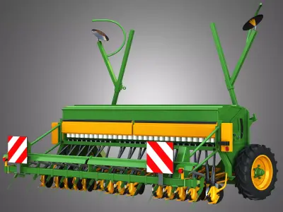 SEED DRILL Amazone D8 30 Super 3D model