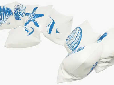 Sea Pillows V1 3D model