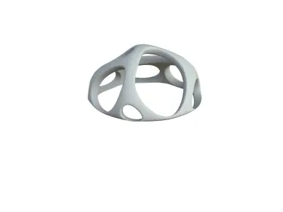 SciFi Cube Object No 55137 Low Poly Shape Low-poly 3D model