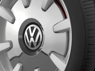 VW Beetle Design 2012 wheel 3D model