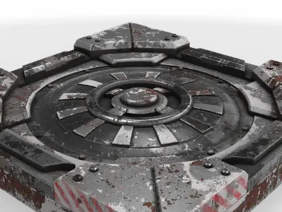 panel sci-fi 03 3D model