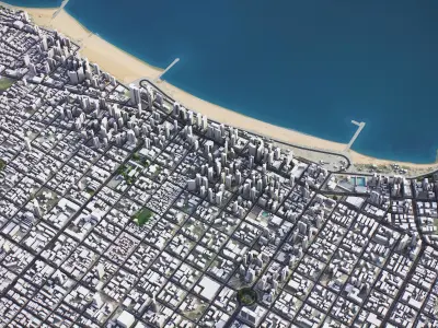 Fortaleza Low-poly 3D model