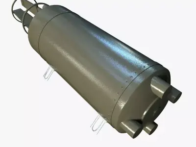 FOAB Bomb Low-poly 3D model