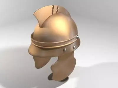Ancient Combat Helmet - Roman Centurion 3D model