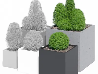 Pottery Pots nine part 2 3D model