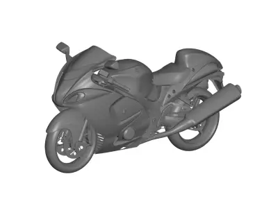 suzuki hayabusa gsx1300 3D model
