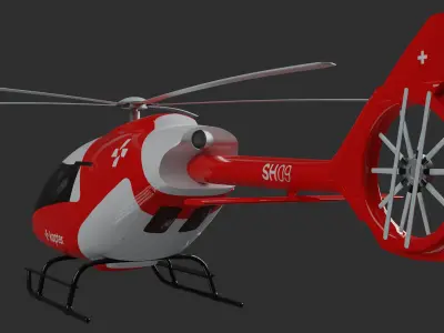 Kopter SH09 - The SWISS MADE HELICOPTER - 3D model